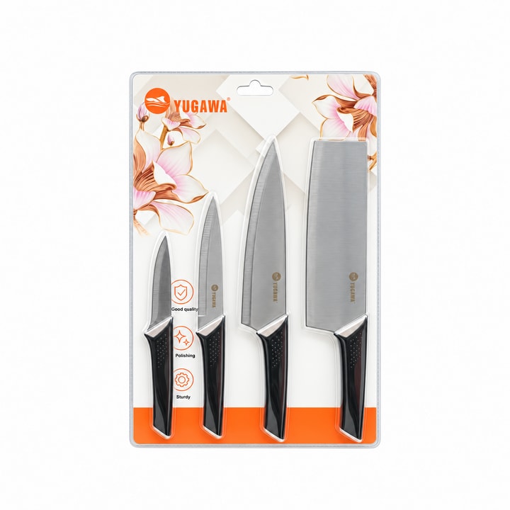 YUGAWA 4 Piece Kitchen Knife Set