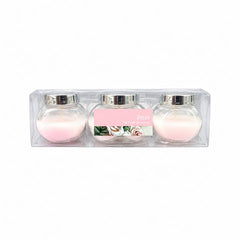Rose Scented Candle Set 3 Piece