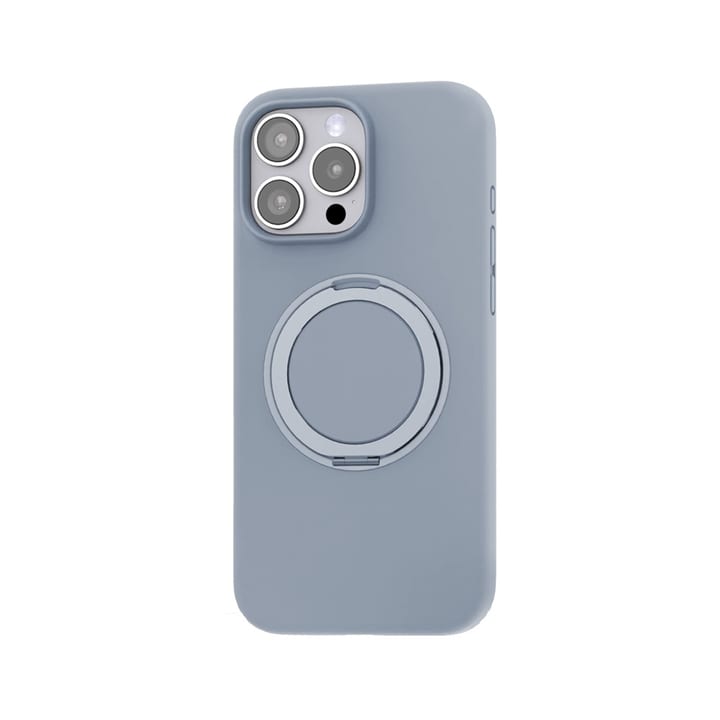 Max & Max iPhone 16 Pro 360 Rotating Liquid Silicone Case with MagSafe - Light Grey