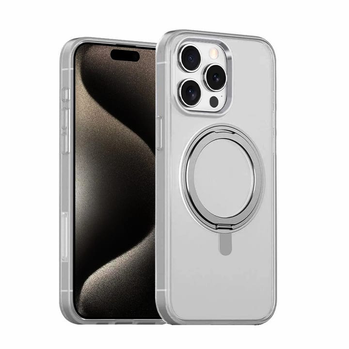 Max & Max iPhone 16 Pro Max 360 Rotating Clear Case with MagSafe