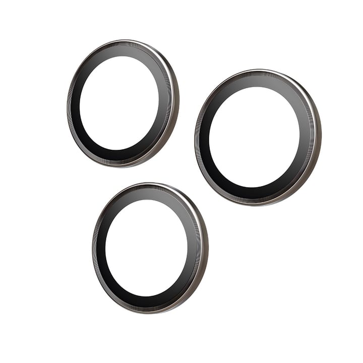 Max & Max iPhone 16 Pro /16 Pro Max Camera lens Protector - Titanium