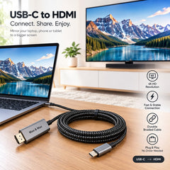 Max & Max HDMI to Type-C Cable