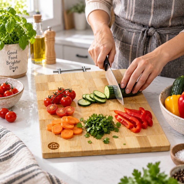 HouseMart Bambu Rectangular Chopping Board