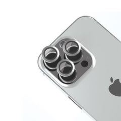 Max & Max iPhone 16 Pro /16 Pro Max Camera lens Protector - Silver