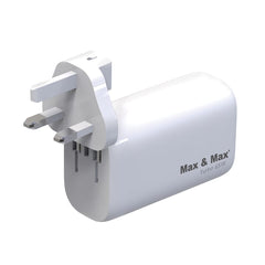 Max & Max Smart Premium 3 Port 65 Watt GaN Wall Charger