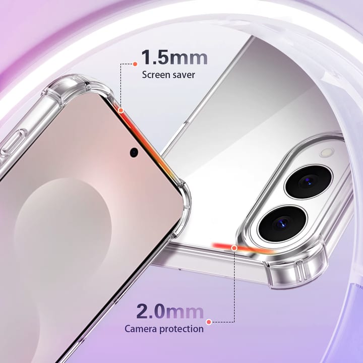 Max & Max Samsung S25 Edge Clear Case