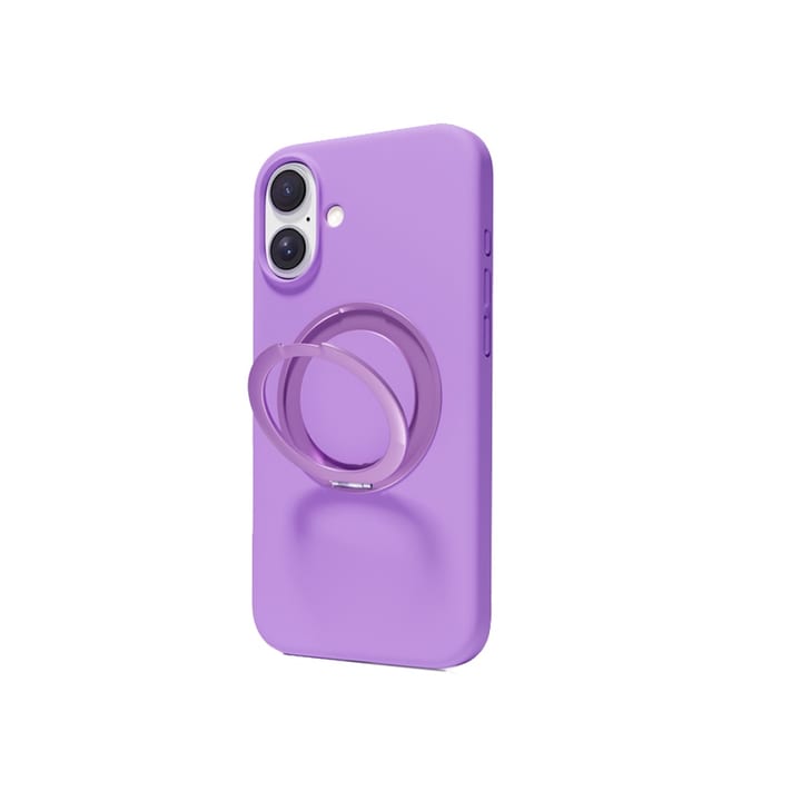 Max & Max iPhone 16 Plus 360 Rotating Liquid Silicone Case with MagSafe - Pink