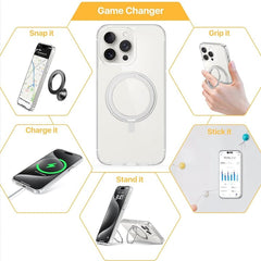 Max & Max iPhone 16 Pro Max 360 Rotating Clear Case with MagSafe