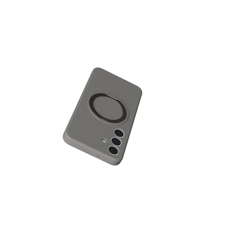 Max & Max Samsung S25 Plus MagSafe Liquid Silicone Case-Silver Shadow
