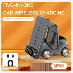 Max & Max Smart Desktop Multifunctional Wireless Charging Stand Grey
