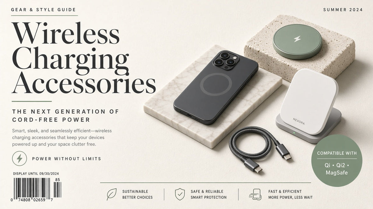 Editorial wireless charging pad and cable cover image