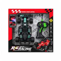 1:16 RC Formula Racing Car with Light & Spray Effect – 4-Channel Remote-Control Toy