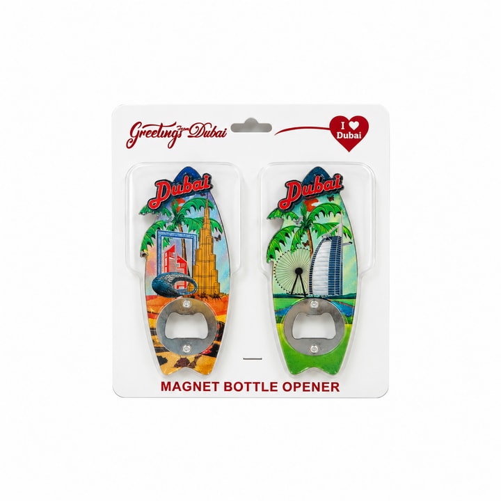 Greetings from Dubai Magnet Bottle Opener 2 Piece