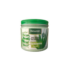 Biowash Aloe Vera Face & Body Scrub – Exfoliating Skin Cleanser (Orignal)