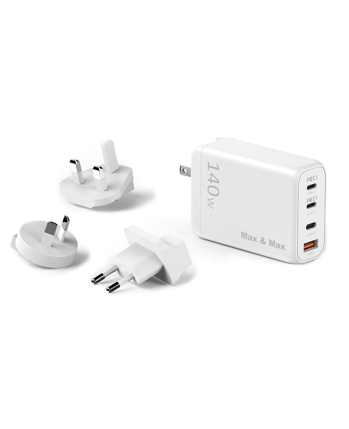 Max & Max Smart Premium 140 Watt GaN Wall Charger