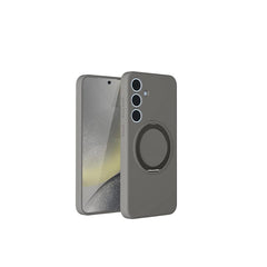 Max & Max Samsung S25 Plus MagSafe Liquid Silicone Case-Silver Shadow