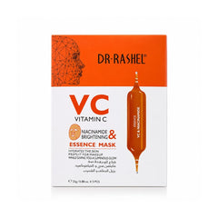 Dr. Rashel VC Vitamin C & Niacinamide Brightening Essence Sheet Mask – 5 Pieces (Orignal)