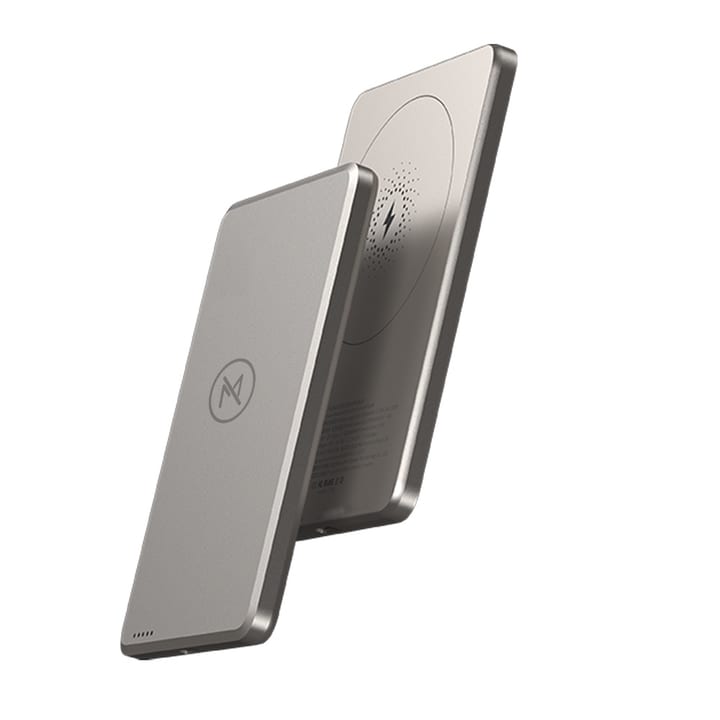 Max & Max Magnetic Slim Power Bank 5K mAh -Natural Titanium