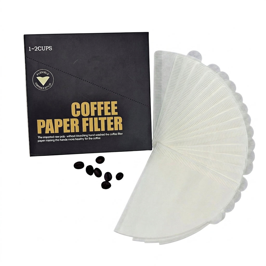 CurioBox Premium V60 Coffee Paper Filters – 100 Count | Size 01 | 10 Pack