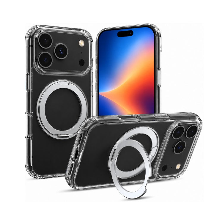 Max & Max iPhone 18 Pro 360 Rotating Clear Case with Magsafe