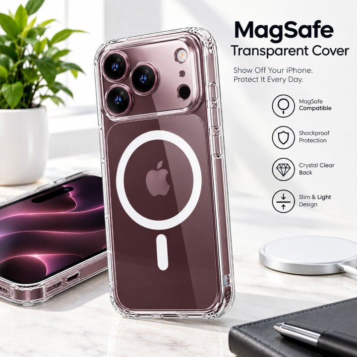 iPhone 18 Pro Max Transparent MagSafe Cover