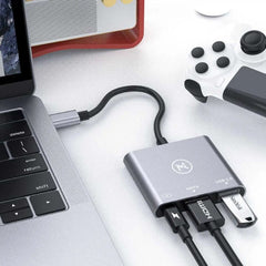 Max & Max 3 in 1 hub Type c +HDMI+USB