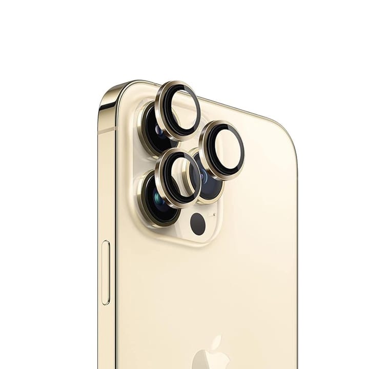 Max & Max iPhone 16 Pro /16 Pro Max Camera lens Protector - Golden
