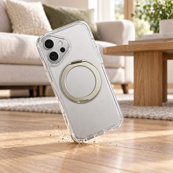 Max & Max iPhone 17 360 Rotating Clear Case with Magsafe