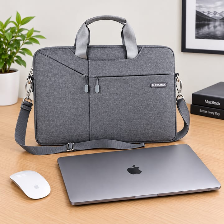 Max & Max Laptop Bag 14.2" Grey