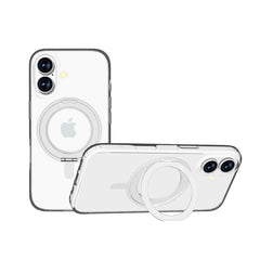 Max & Max iPhone 16 Plus 360 Rotating Clear Case with Magsafe