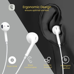 Max & Max Wired Stereo Earphone With Type-C Connector