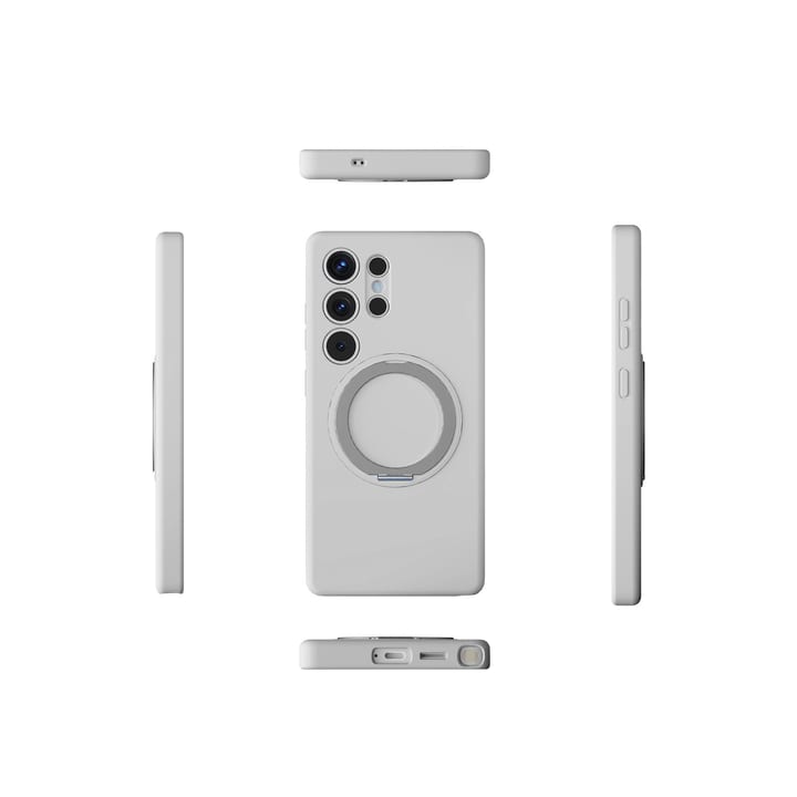Max&Max Samsung S25 Ultra Magsafe Liquid Silicon Case-Silver