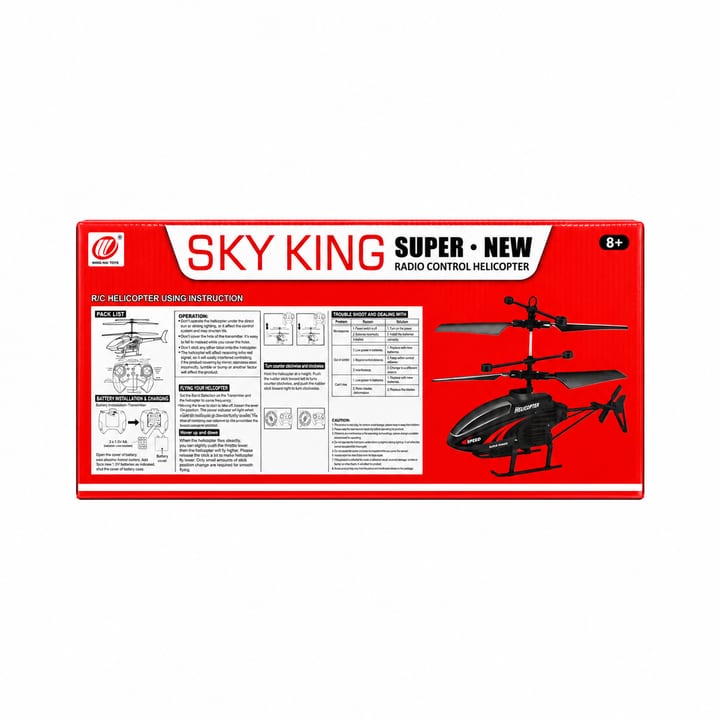 Sky King F-350 Remote Control Helicopter Toy for Kids