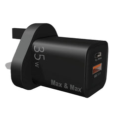 Max & Max GaN Dual port charger 35Watts