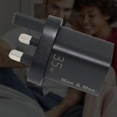 Max & Max GaN Dual port charger 35Watts